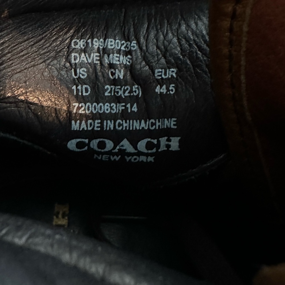 Men’s Coach Dave Hightop sneaker - Picture 3 of 5